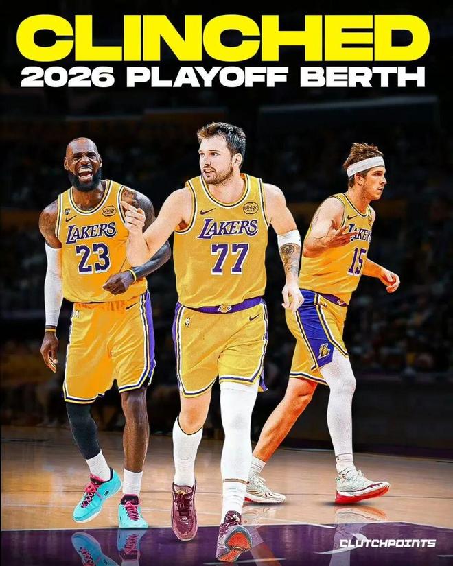 詹姆斯力压东契奇湖人擒骑士提前锁定季后赛席