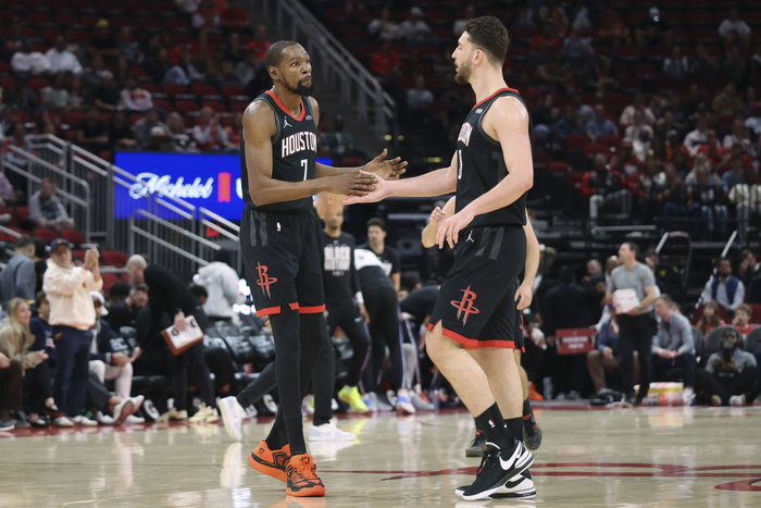 火箭球员申京阿门谈杜兰特影响 季后赛对阵湖人