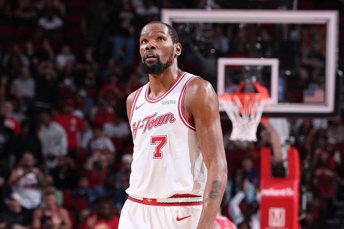 火箭球员申京阿门谈杜兰特影响 季后赛对阵湖人